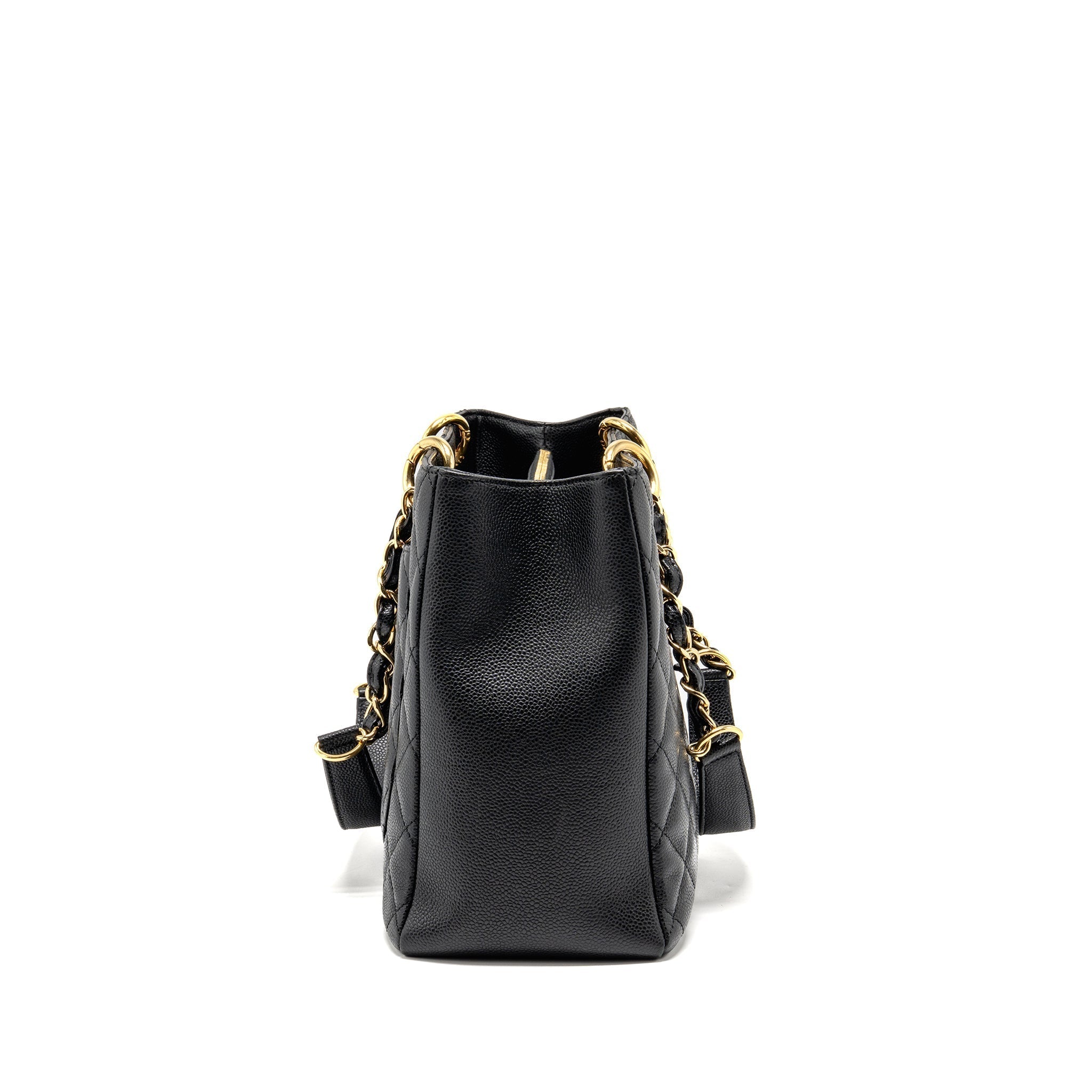 CHANEL GRAND SHOPPING TOTE / GST CAVIAR BLACK GHW