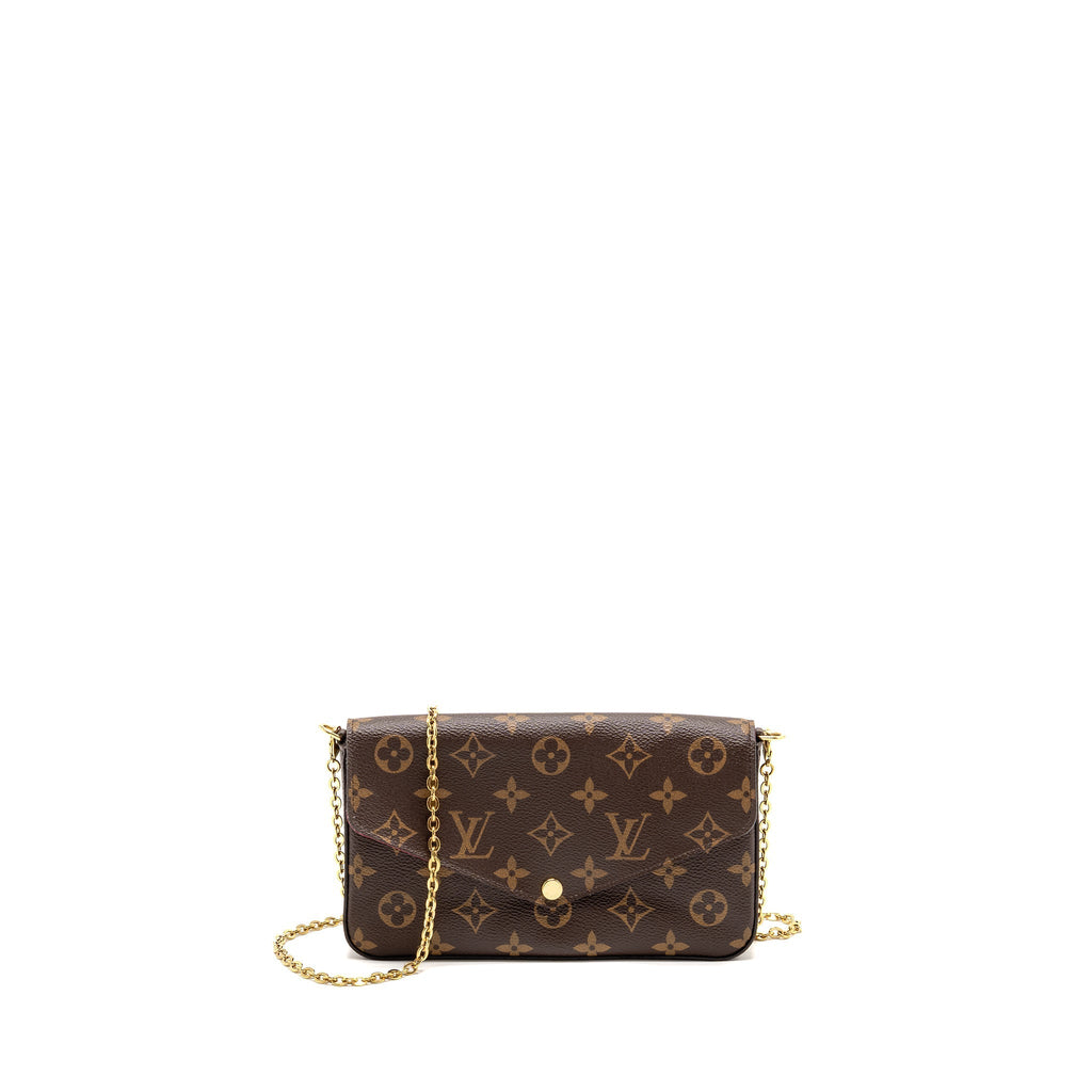 LOUIS VUITTON FELICE POCHETTE MONOGRAM CANVAS GHW