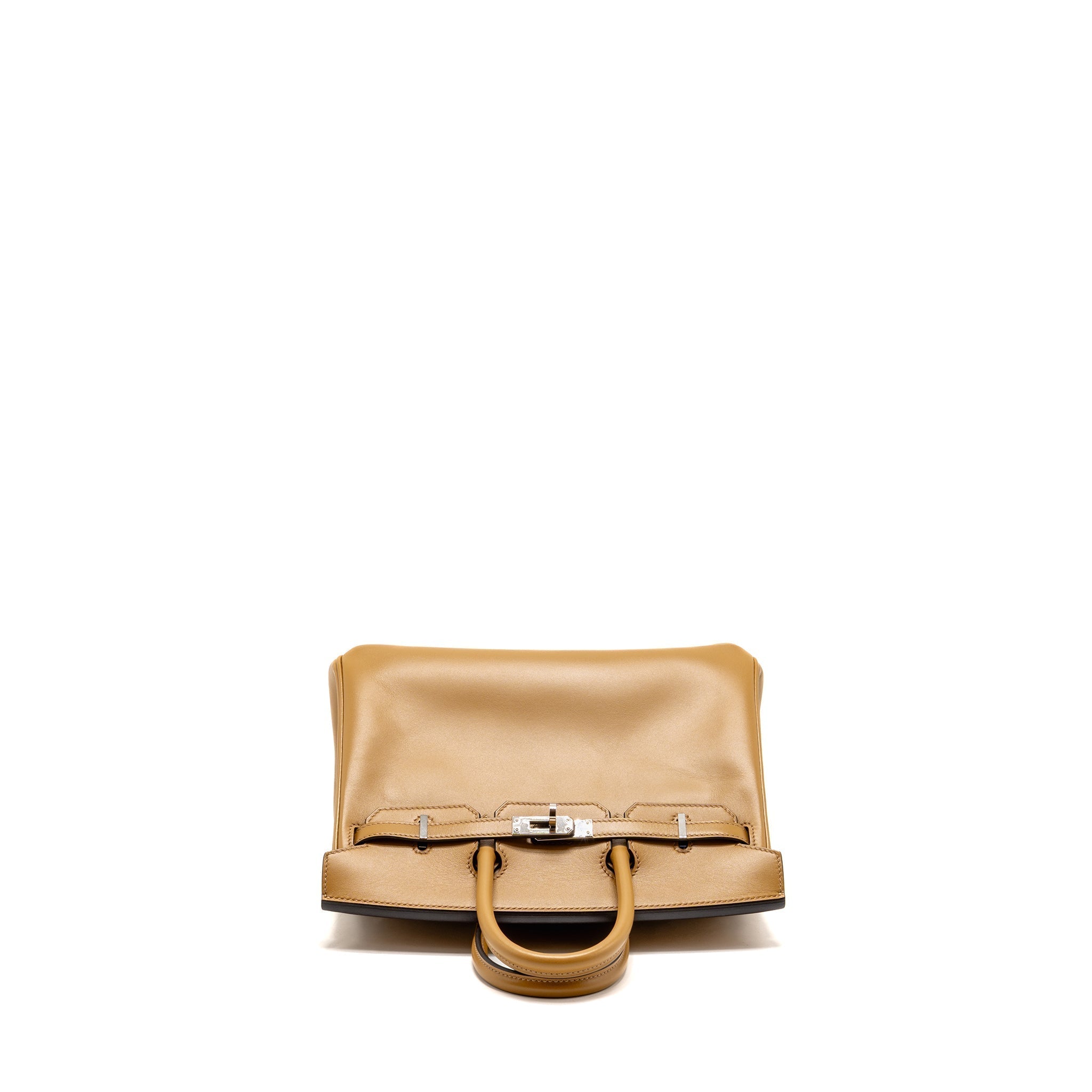 HERMES BIRKIN 25 TADELAKT LEATHER POUSSIERE SHW