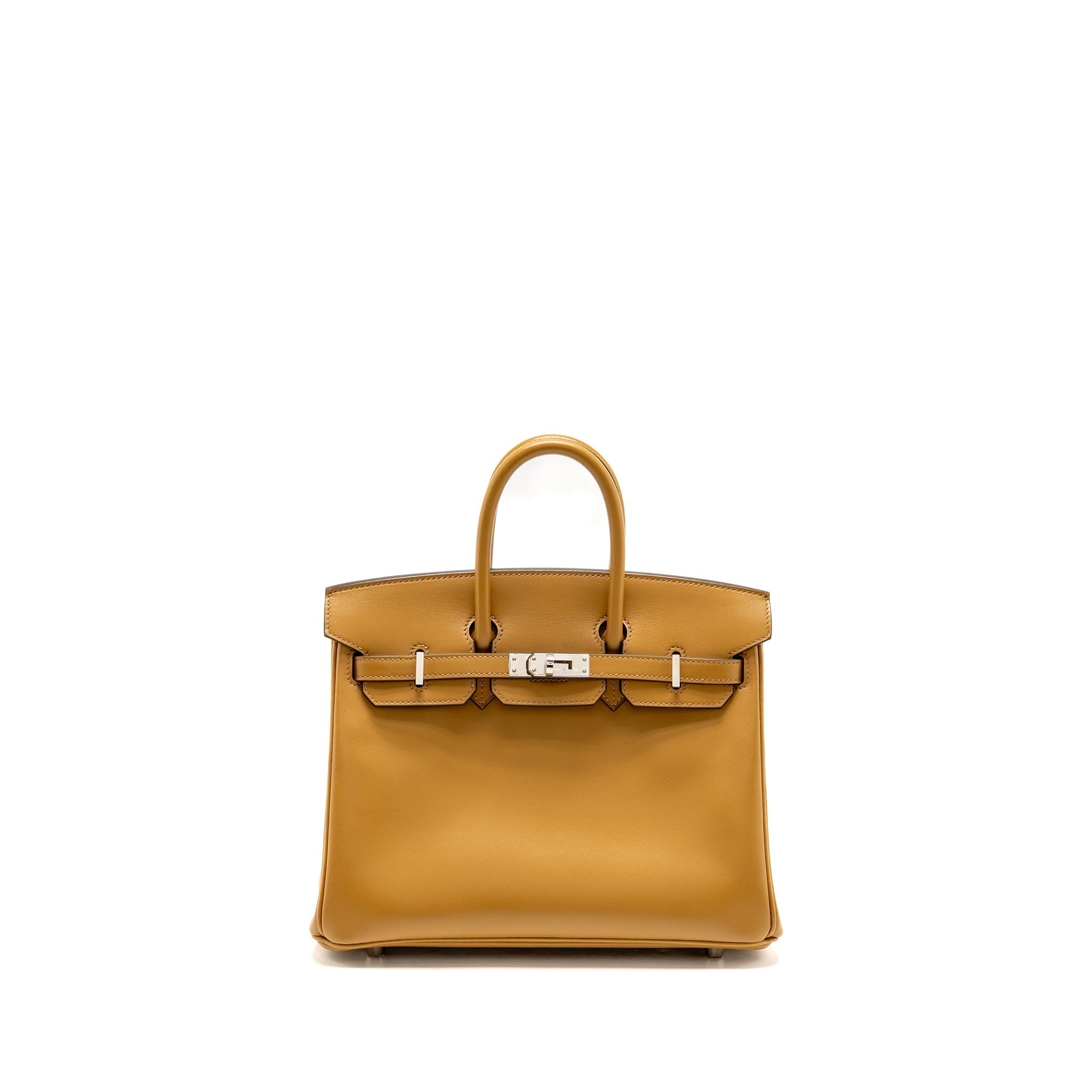 HERMES BIRKIN 25 TADELAKT LEATHER POUSSIERE SHW
