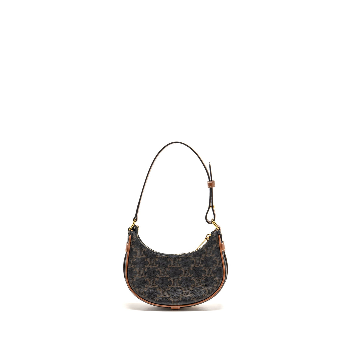 Celine Mini Ava Bag Triomphe Canvas/Leather Tan GHW