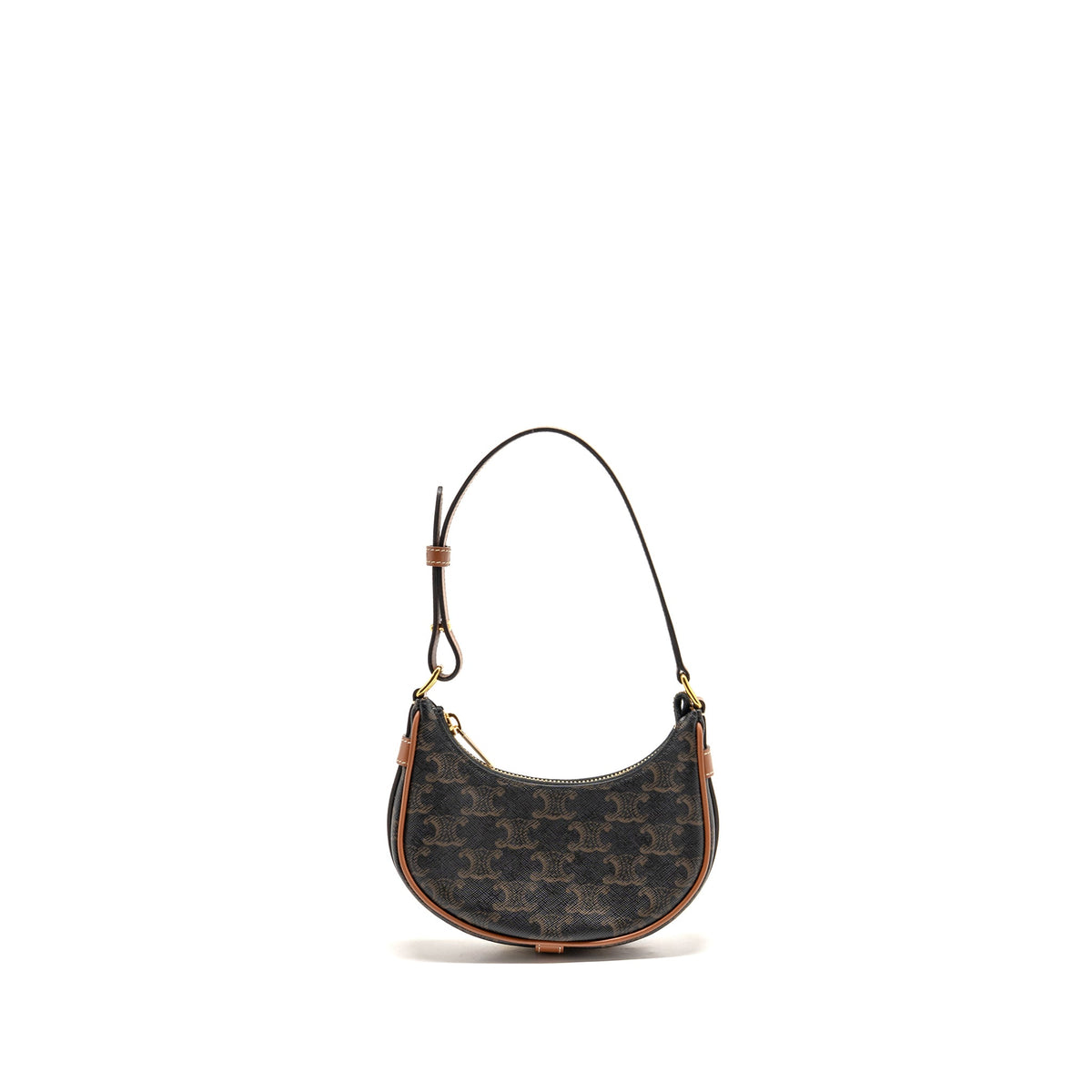 Celine Mini Ava Bag Triomphe Canvas/Leather Tan GHW