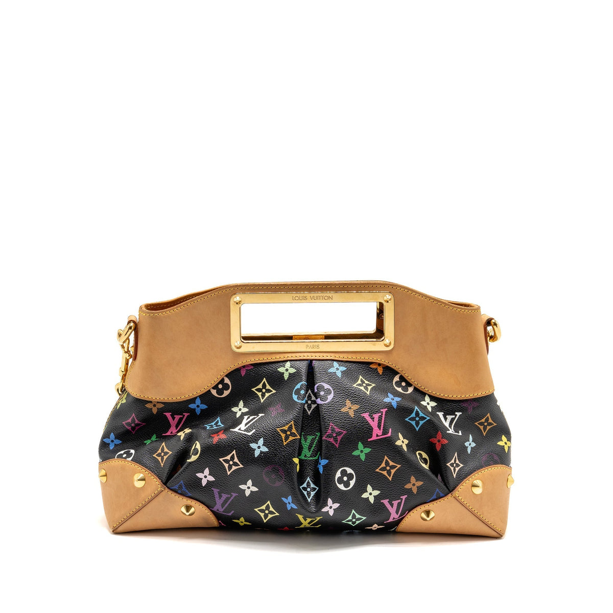 LOUIS VUITTON JUDY MM MONOGRAM CANVAS BLACK/MULTICOLOR GHW