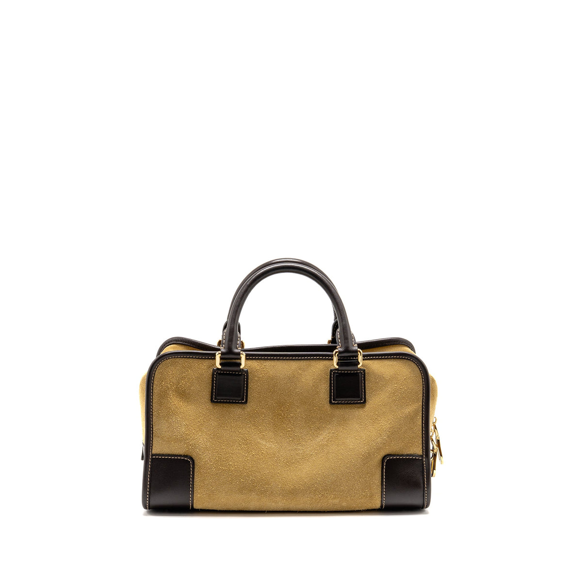Loewe vintage Amazona 28 suede brown/dark brown GHW