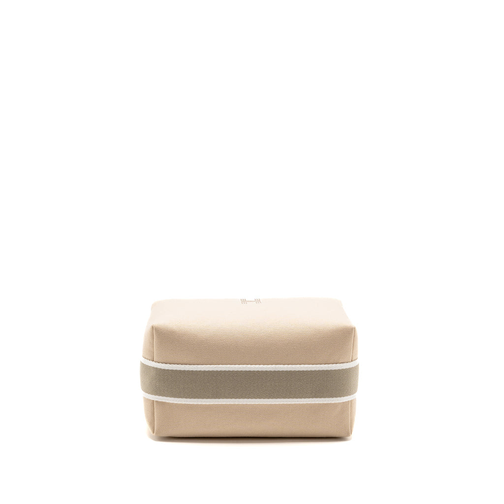 HERMES TROUSSE DE TOILETTE BRIDE A BRAC PM BEIGE SHW