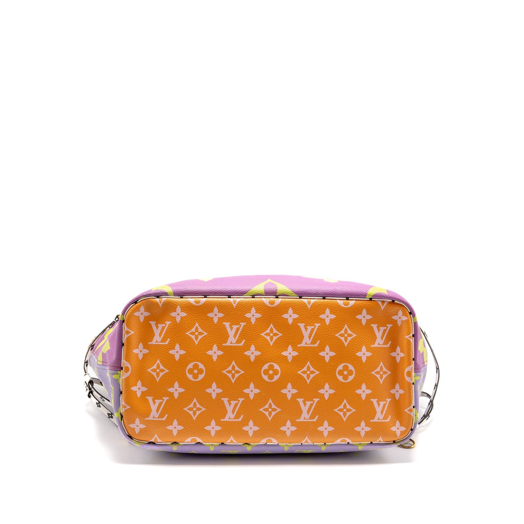 LOUIS VUITTON NEVERFULL MM GIANT MONOGRAM CANVAS MULTICOLOUR GHW