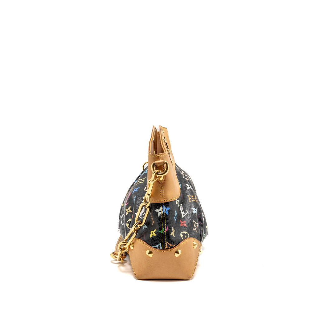 LOUIS VUITTON JUDY MM MONOGRAM CANVAS BLACK/MULTICOLOR GHW