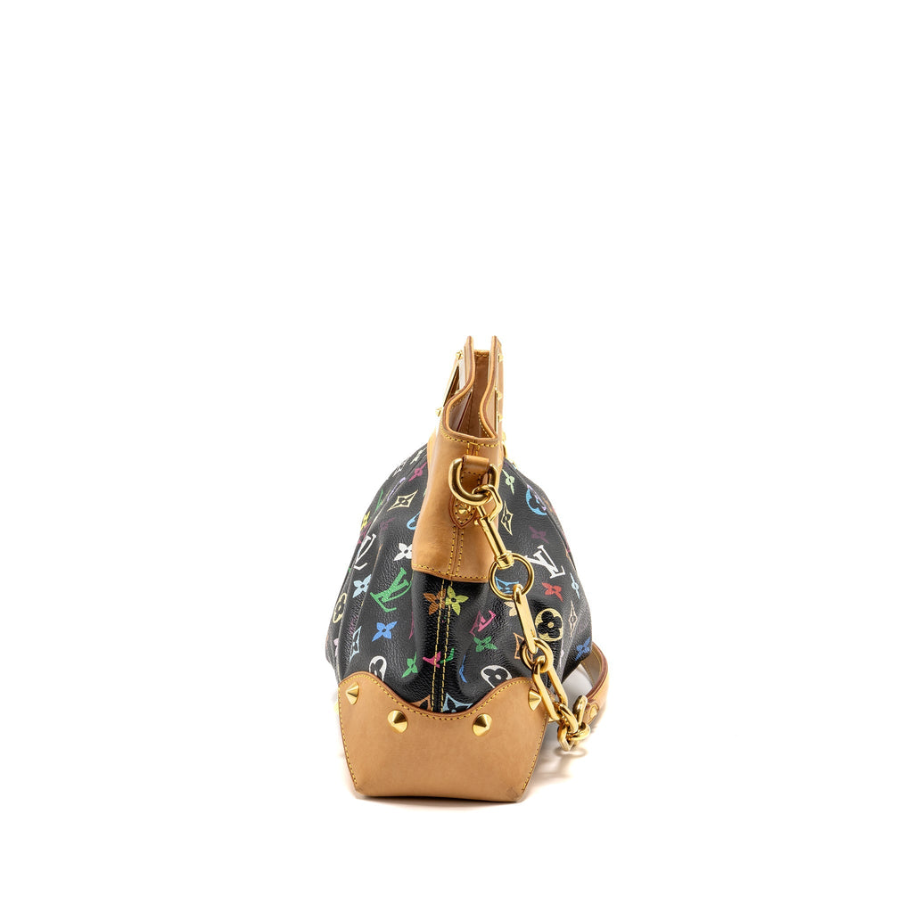 LOUIS VUITTON JUDY MM MONOGRAM CANVAS BLACK/MULTICOLOR GHW