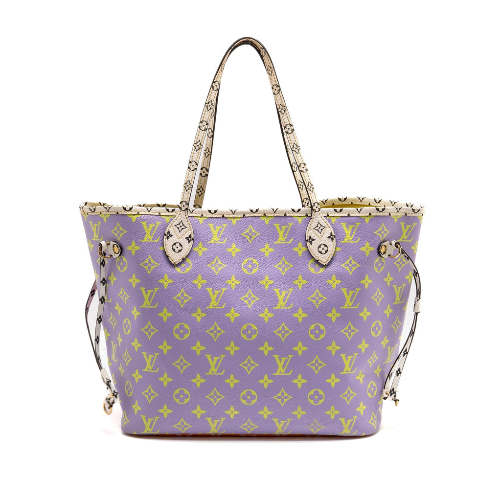 LOUIS VUITTON NEVERFULL MM GIANT MONOGRAM CANVAS MULTICOLOUR GHW