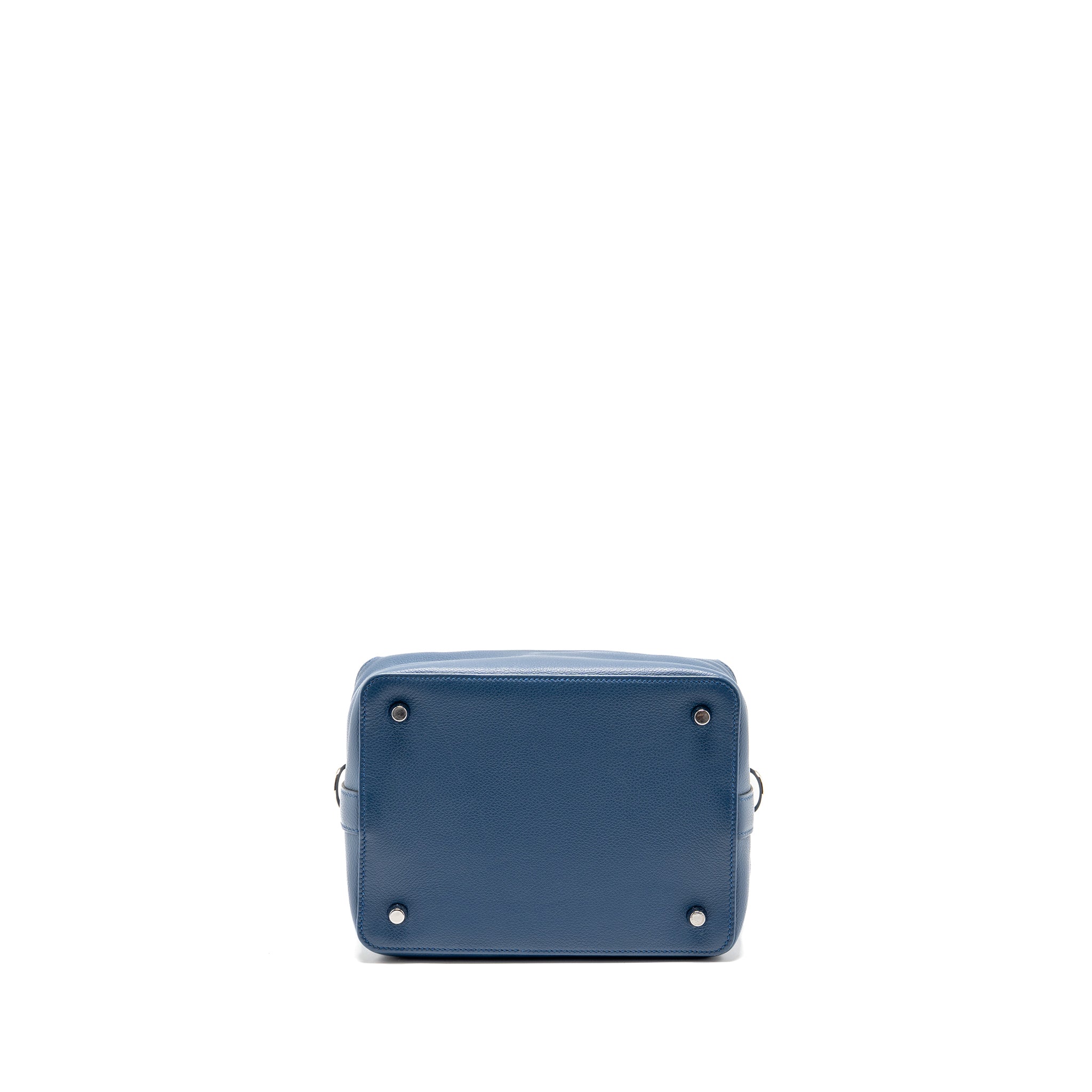HERMES TOOLBOX 20 EVERCOLOR BLUE / LIGHT GREY SHW