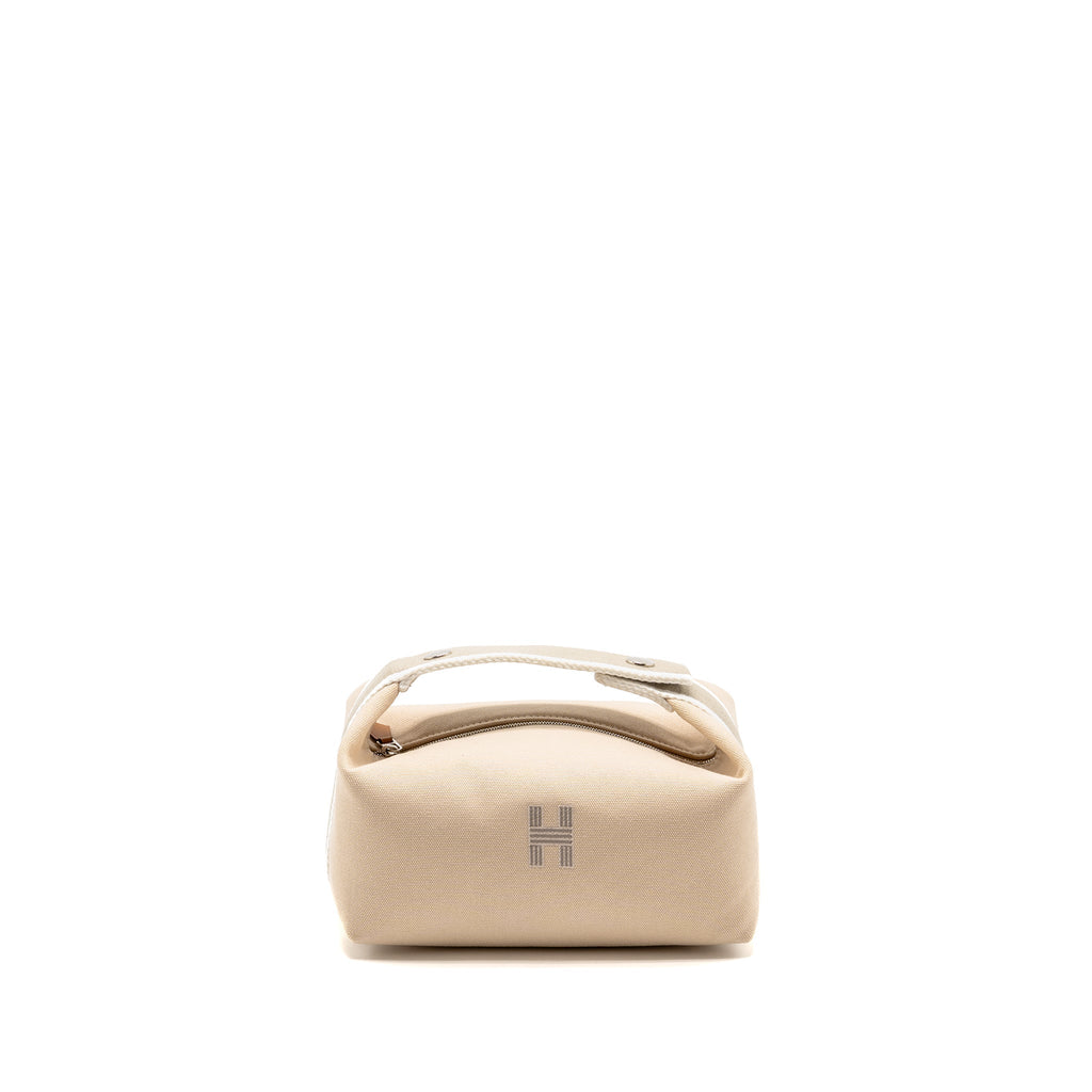 HERMES TROUSSE DE TOILETTE BRIDE A BRAC PM BEIGE SHW