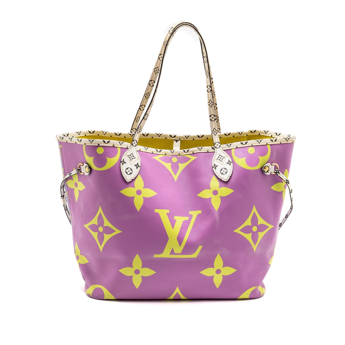LOUIS VUITTON NEVERFULL MM GIANT MONOGRAM CANVAS MULTICOLOUR GHW