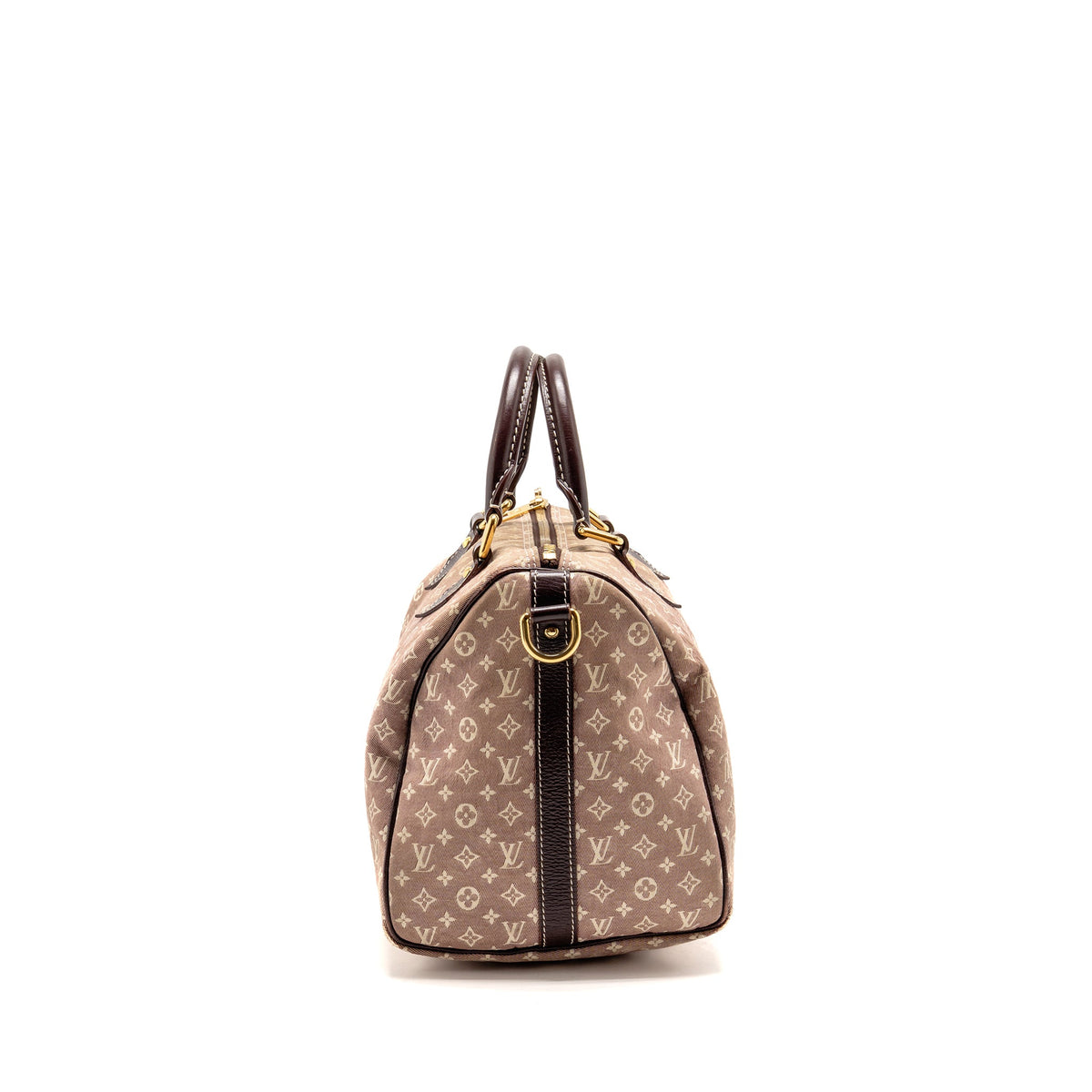 Louis Vuitton Speedy 30 Bandouliere Sepia Monogram Idylle Burgundy GHW