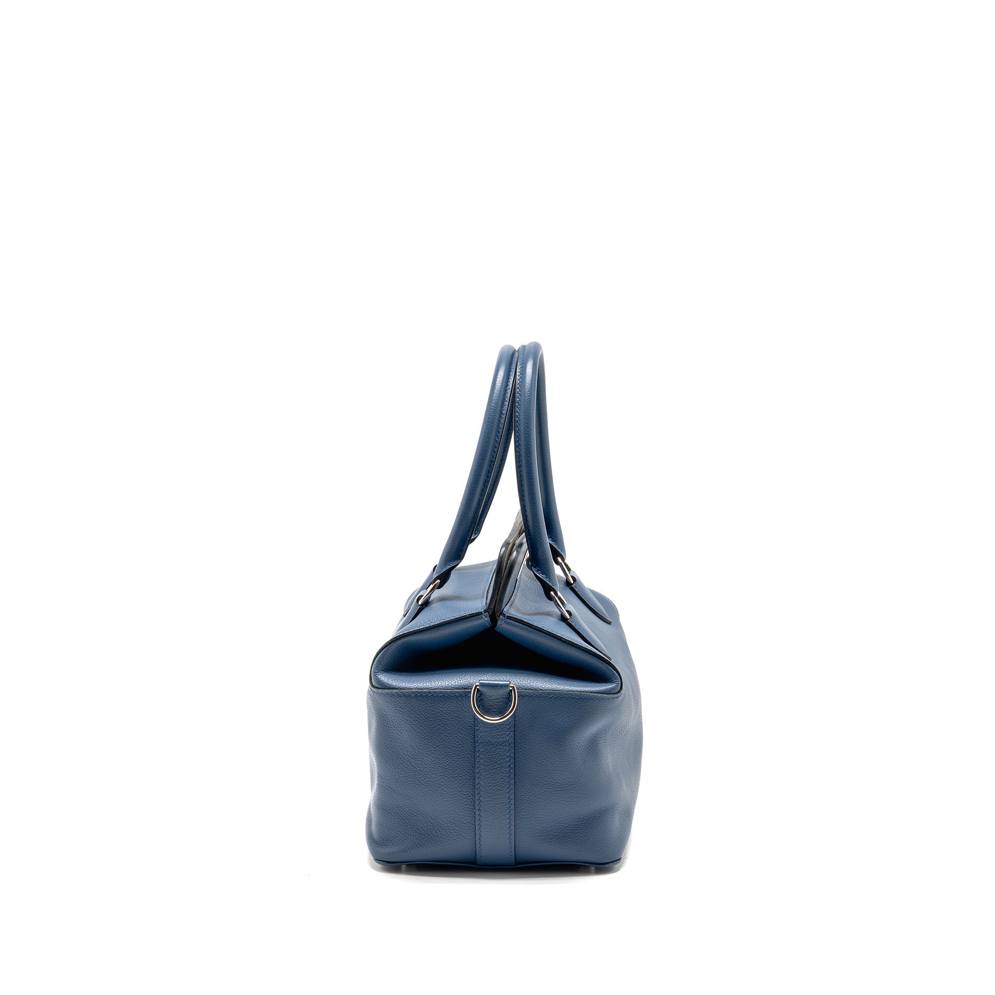 HERMES TOOLBOX 20 EVERCOLOR BLUE / LIGHT GREY SHW