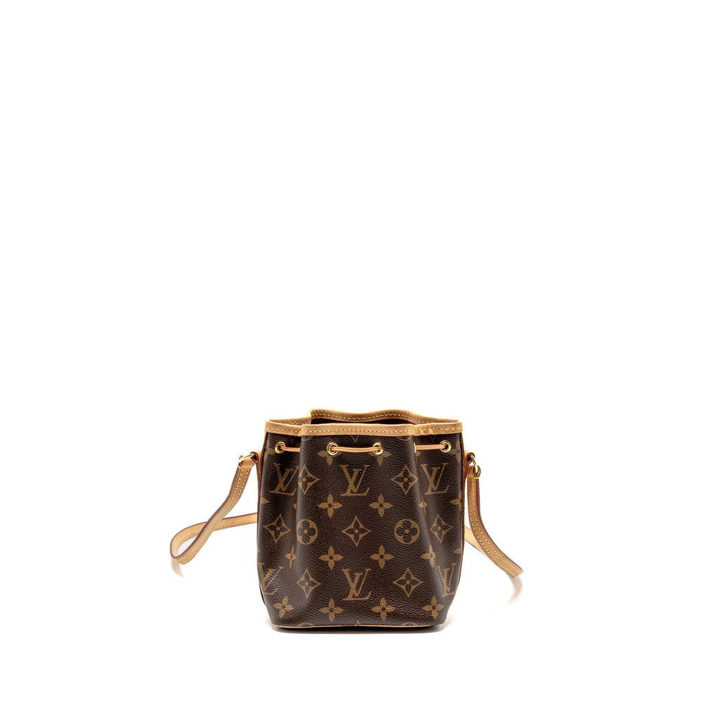 LOUIS VUITTON NANO NOE MONOGRAM CANVAS GHW