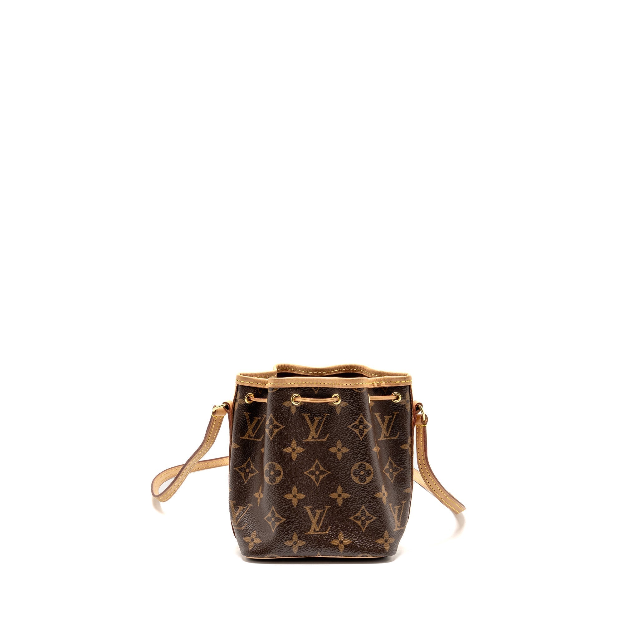 LOUIS VUITTON NANO NOE MONOGRAM CANVAS GHW