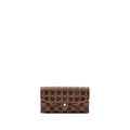 Louis Vuitton Sarah Portefeuille Long Wallet Damier Ebene Canvas Pink GHW