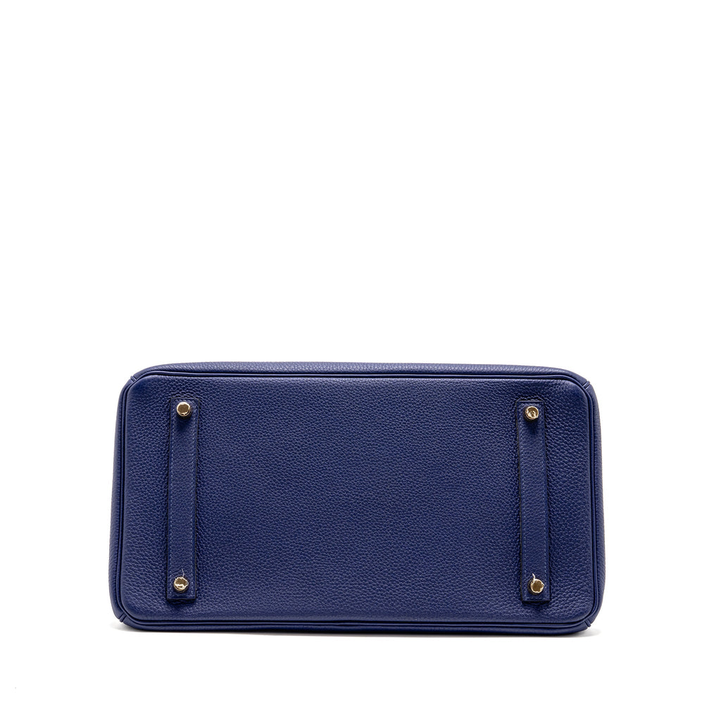 Hermes Birkin 35 Togo Blue GHW