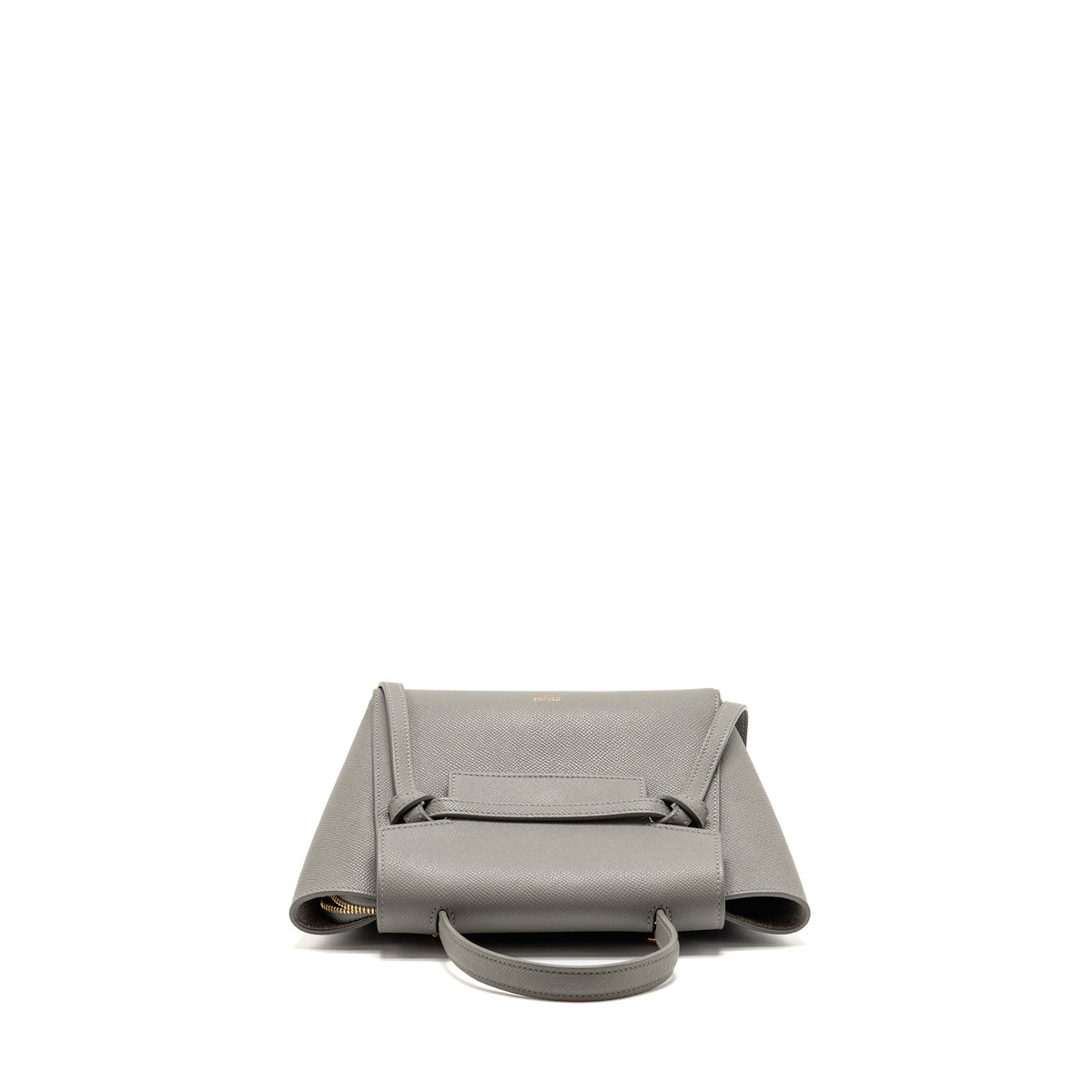 Celine Nano Belt Bag Grained Calfskin Grey GHW