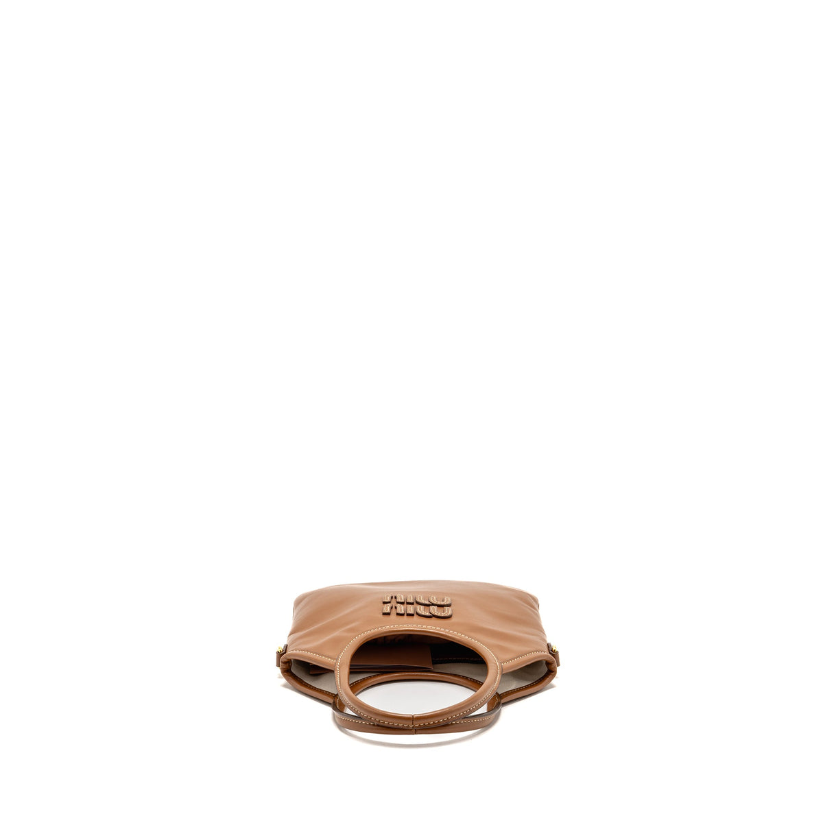 Miu Miu mini ivy bag calfskin caramel GHW