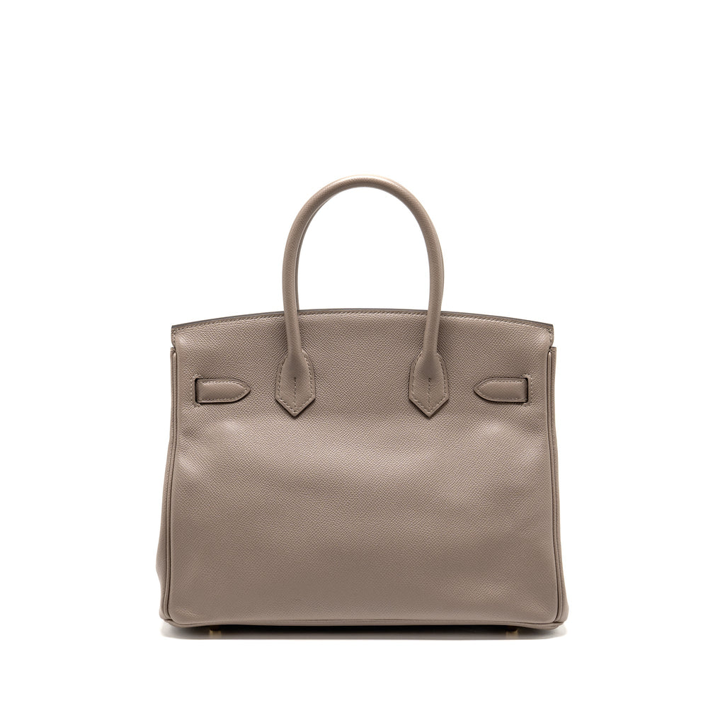 HERMES BIRKIN 30 EPSOM M8 GRIS ASPHALT GHW