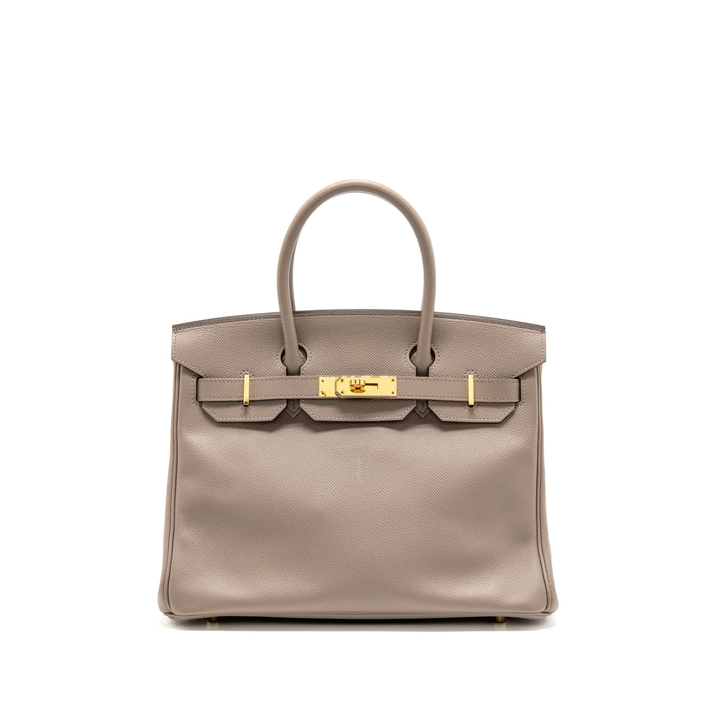 HERMES BIRKIN 30 EPSOM M8 GRIS ASPHALT GHW
