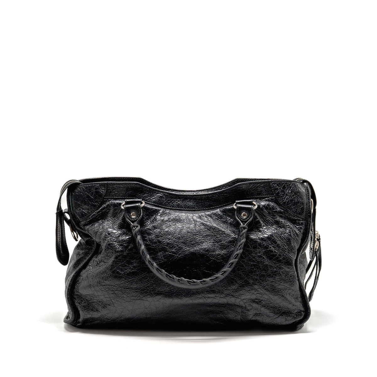Balenciaga classic City bag leather black SHW