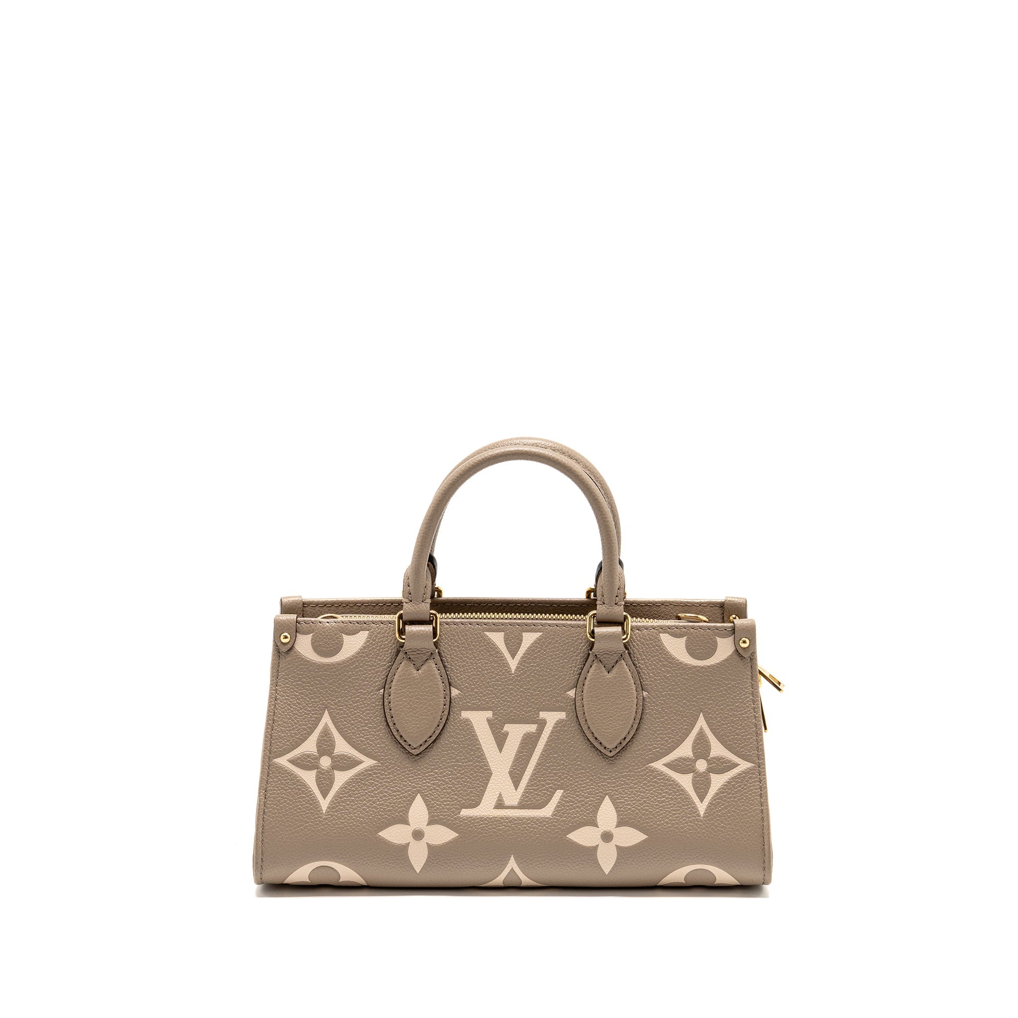 LOUIS VUITTON ONTHEGO EAST WEST MONOGRAM EMPREINTE LEATHER DOVE/CREAM GHW