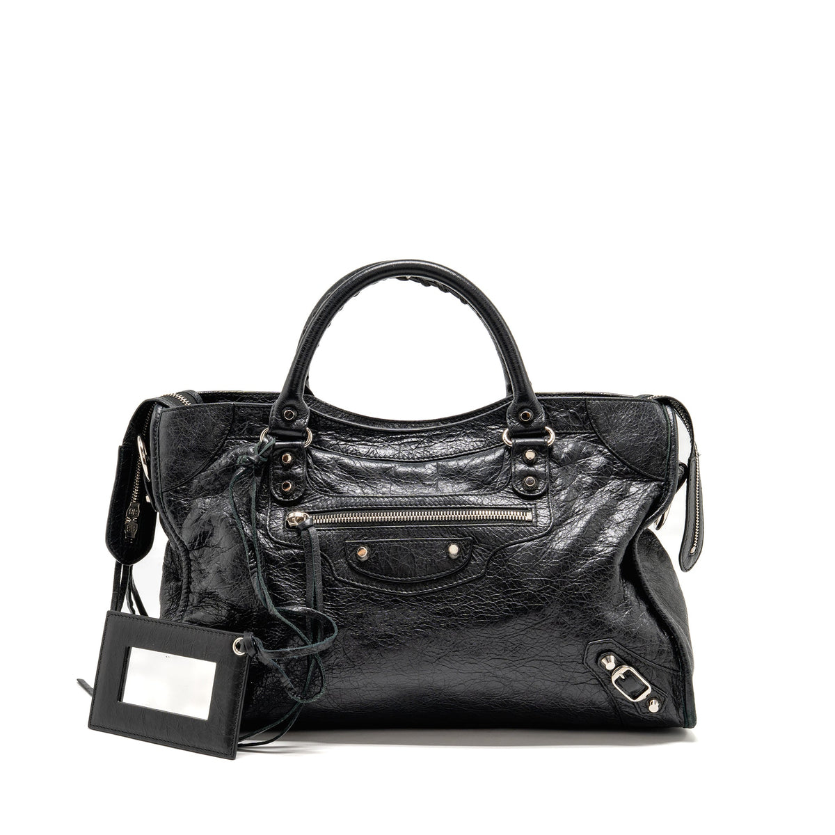 Balenciaga classic City bag leather black SHW