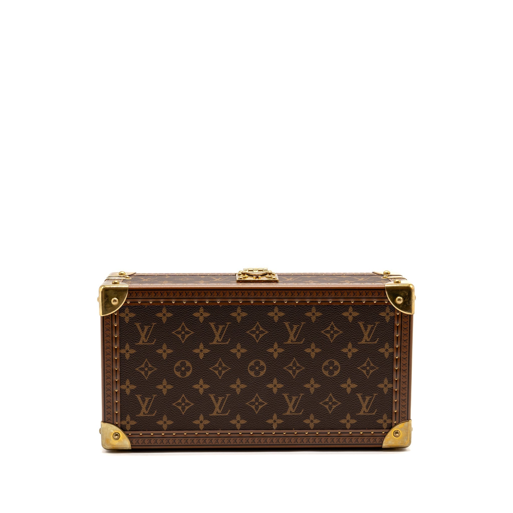 LOUIS VUITTON COFFRET 8 MONTRES MONOGRAM CANVAS / ROUGE FUSION GHW