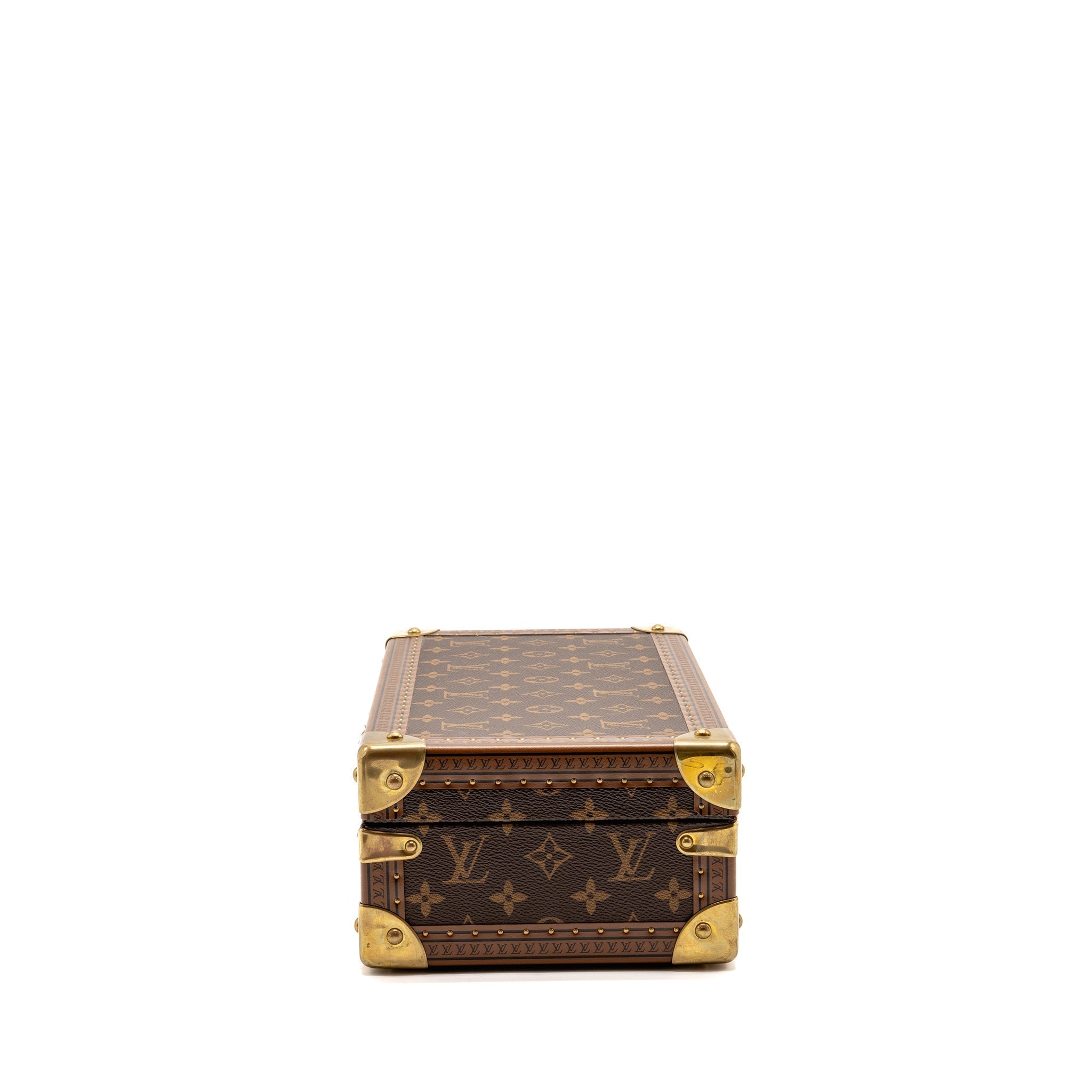LOUIS VUITTON COFFRET 8 MONTRES MONOGRAM CANVAS / ROUGE FUSION GHW