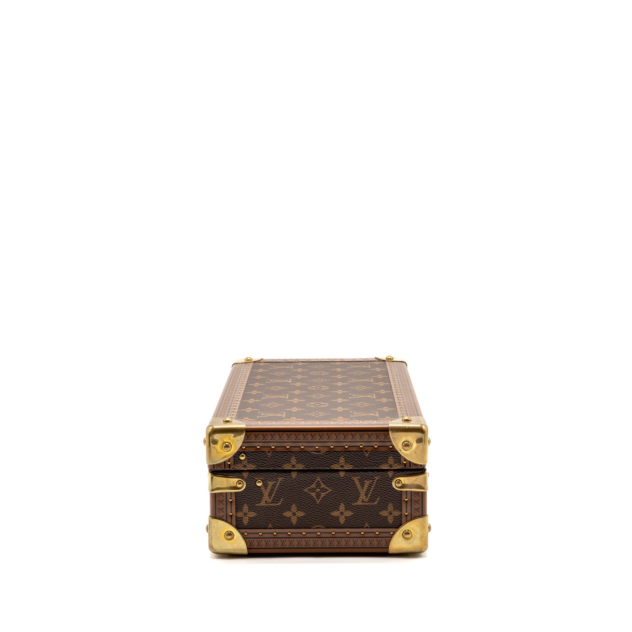 LOUIS VUITTON COFFRET 8 MONTRES MONOGRAM CANVAS / ROUGE FUSION GHW