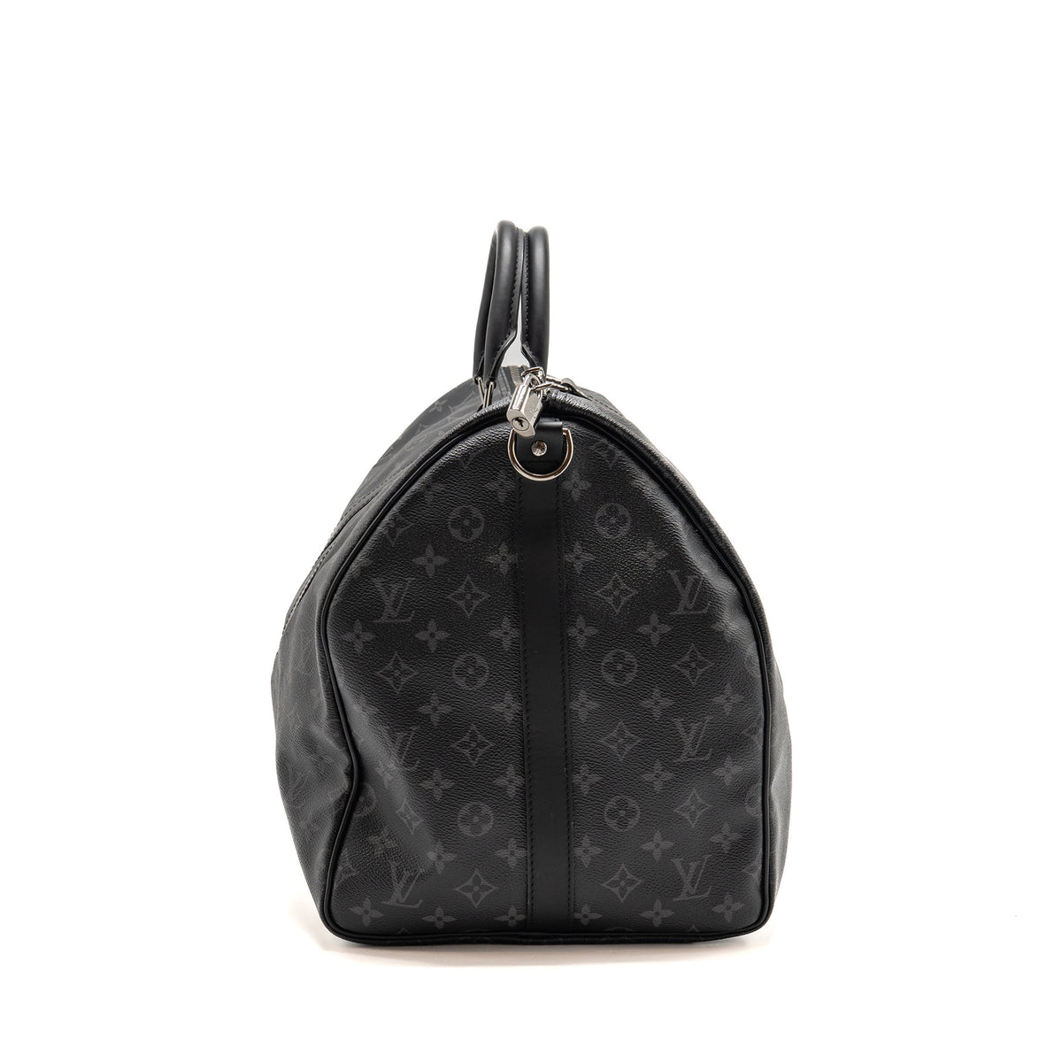 Louis Vuitton Keepall Bandoulière 55 Monogram Eclipse Coated Canvas Black SHW