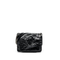 SAINT LAURENT MEDIUM NIKI CALFSKIN BLACK RUTHENIUM HARDWARE