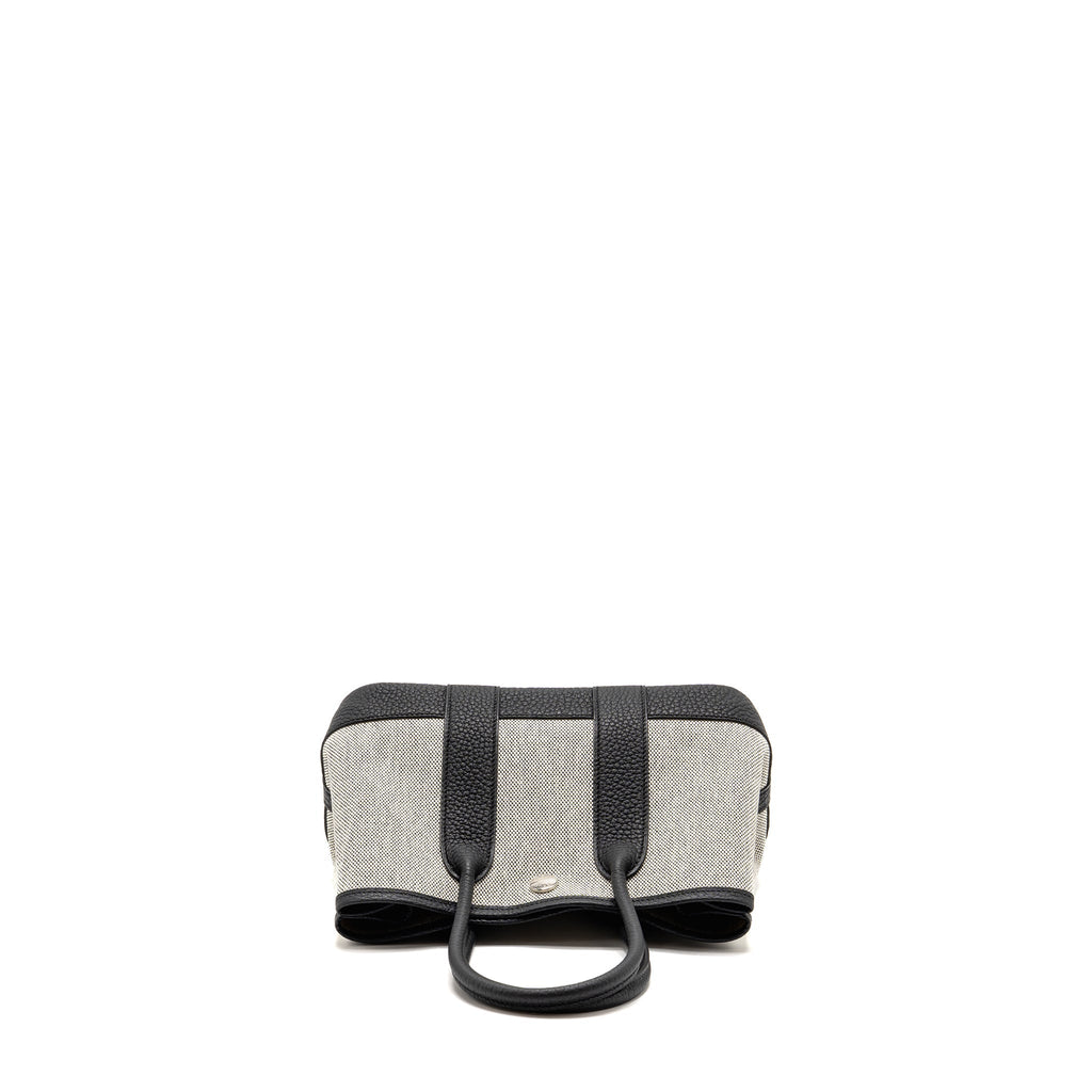 HERMES NEO GARDEN PARTY 23 NEGONDA/CANVAS ECRU/BLACK SHW