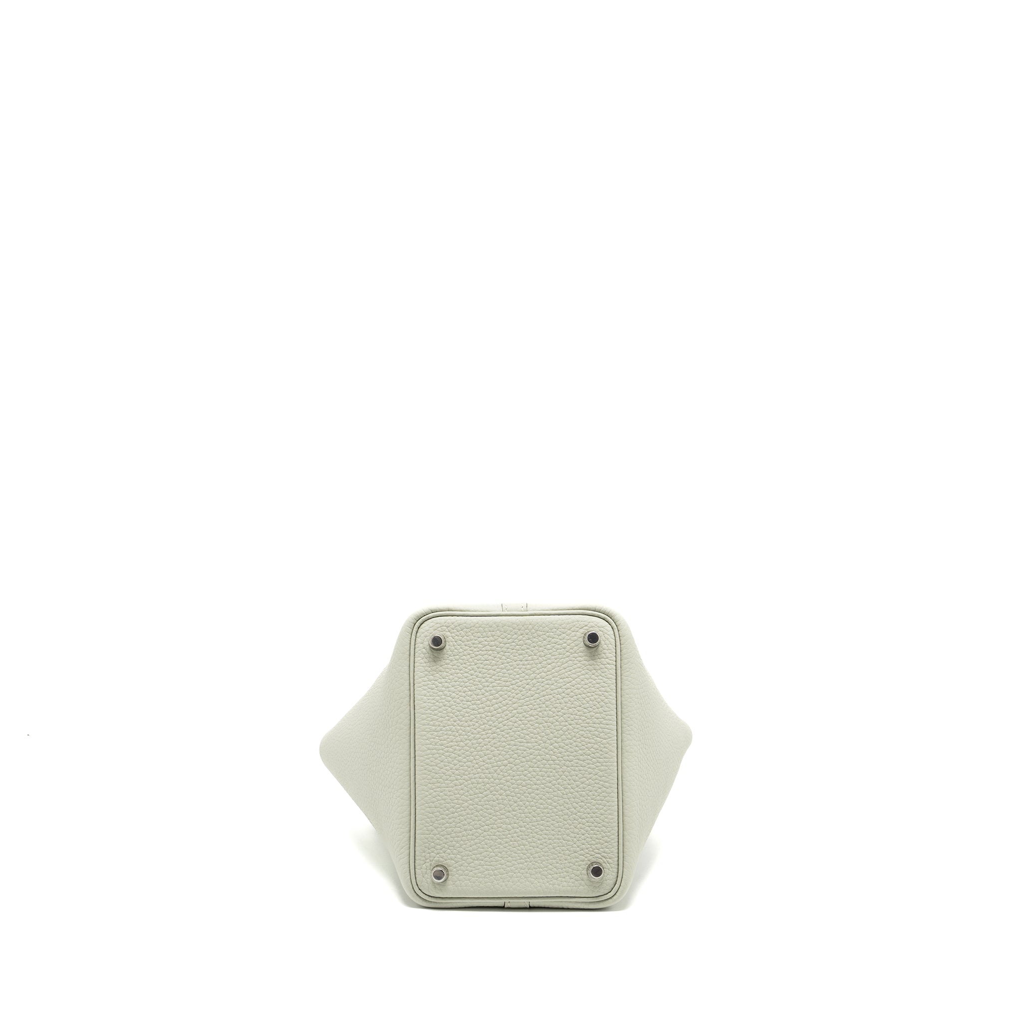 HERMES PICOTIN 18 LOCK BAG CLEMENCE GRIS NEVE SHW