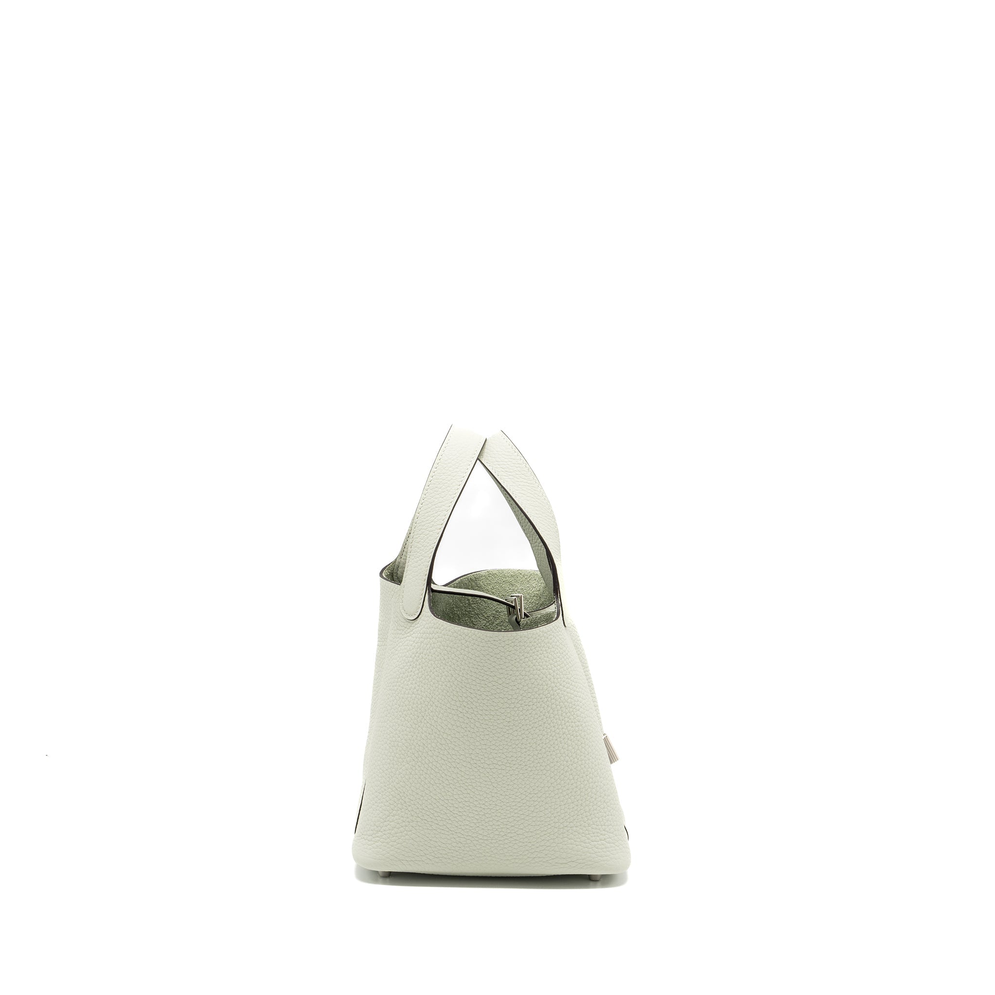 HERMES PICOTIN 18 LOCK BAG CLEMENCE GRIS NEVE SHW
