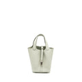 HERMES PICOTIN 18 LOCK BAG CLEMENCE GRIS NEVE SHW
