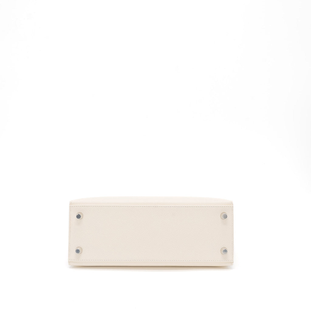 Hermes Kelly 25 Sellier Epsom Nata/Chai/Gris Meyer SHW