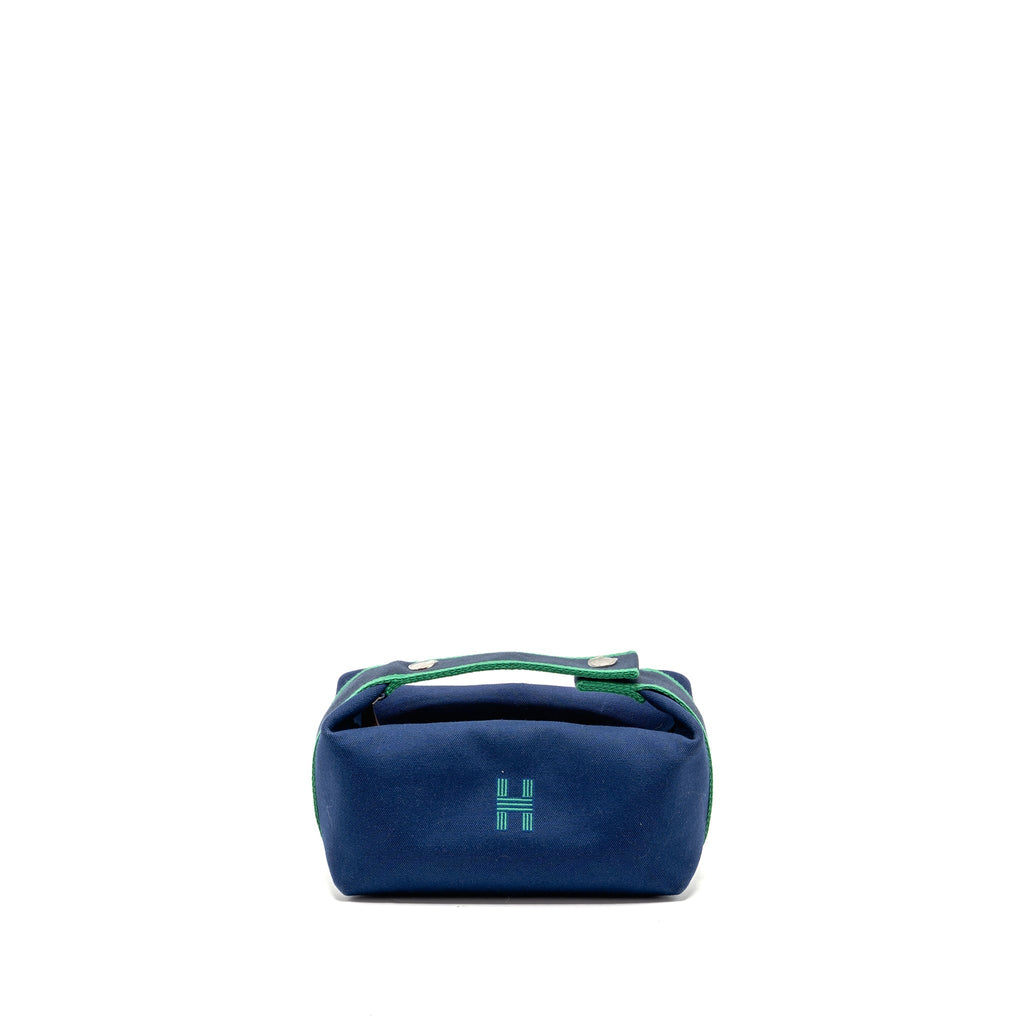 HERMES TROUSSEAU DE TOILETTE BRIDE A BRAC PM MARINE SHW