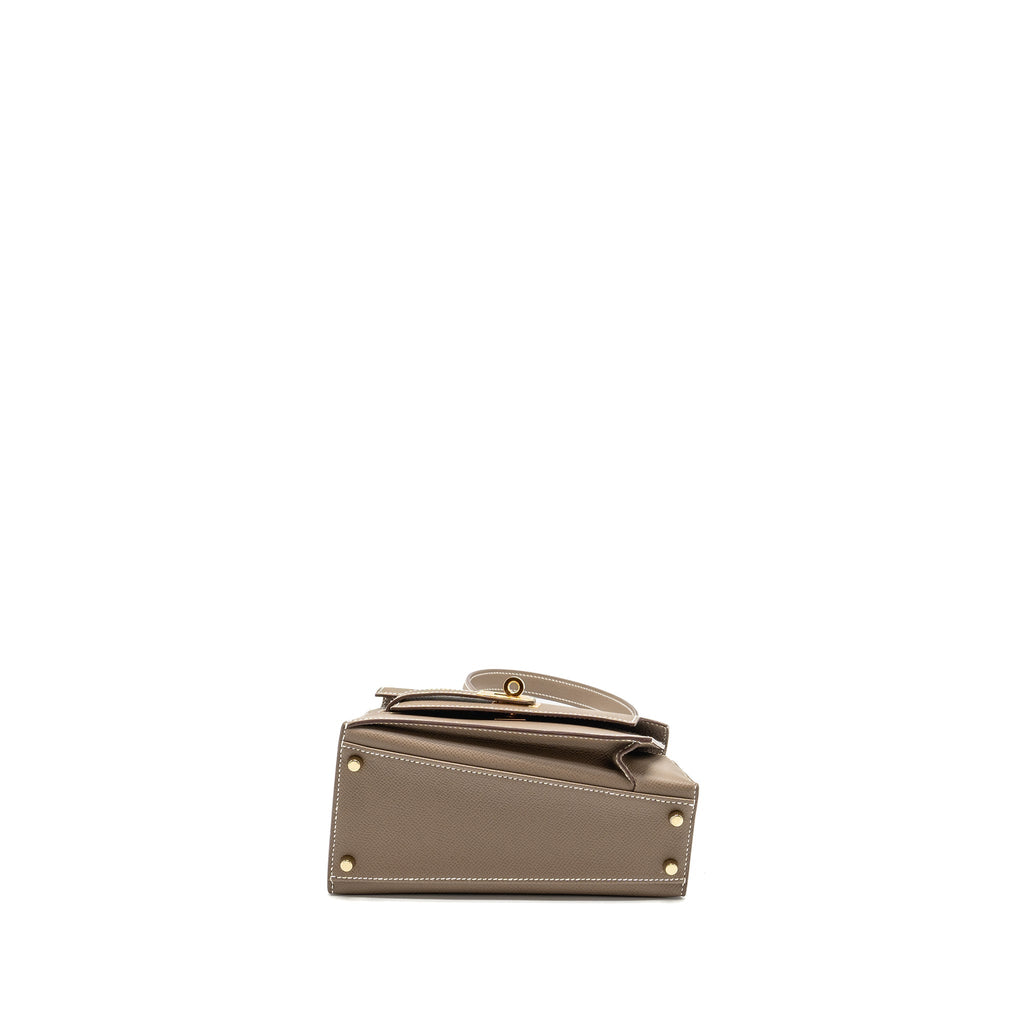 HERMES KELLY SELLIER EN DESORDRE 20 EPSOM ETOUPE GHW