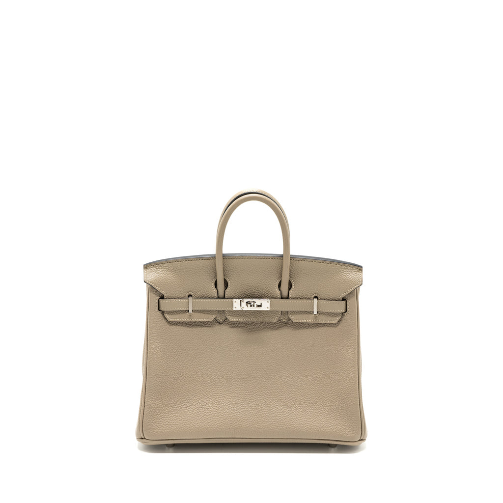 HERMES BIRKIN 25 TOGO 81 GRIS TOURTERELLE SHW