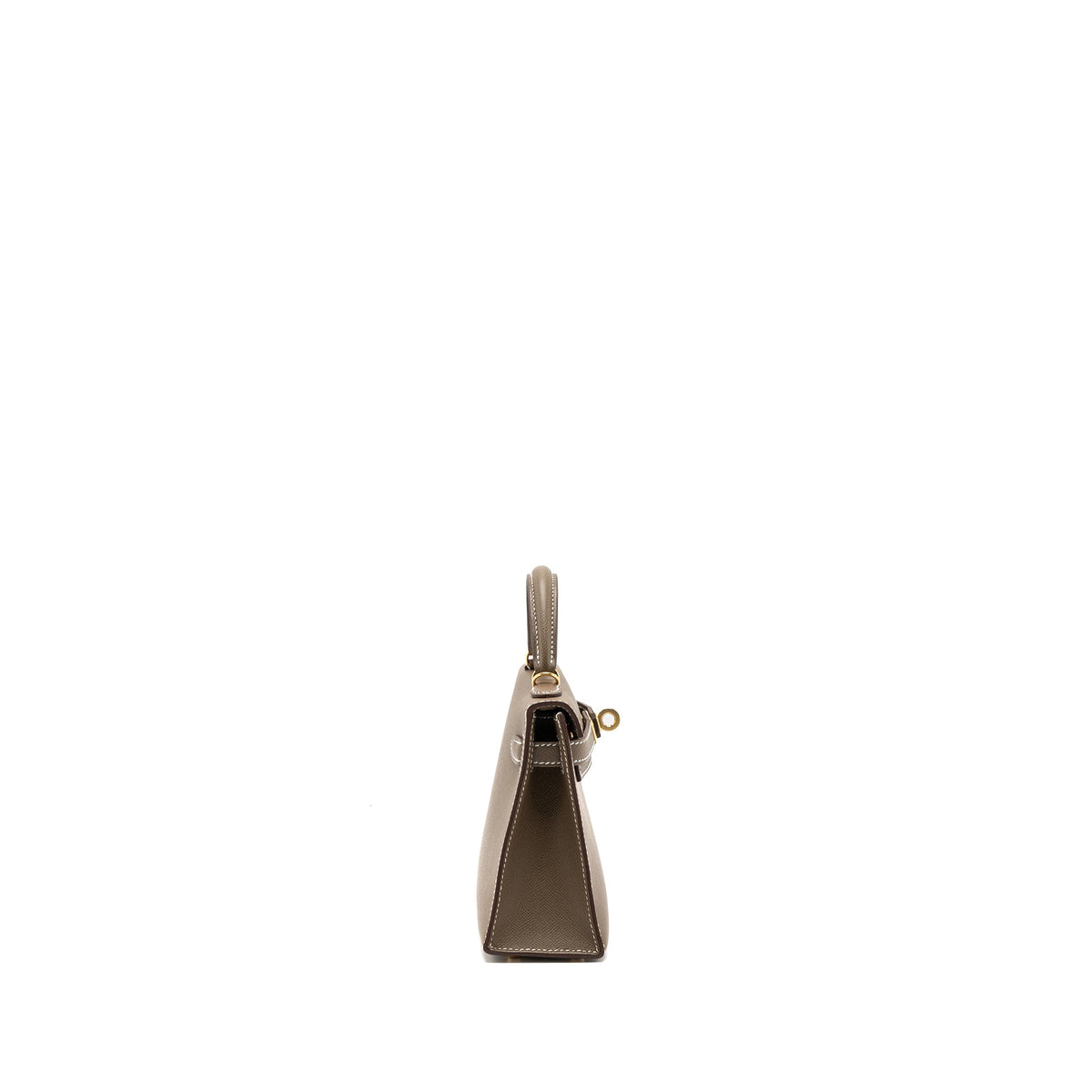 Hermes mini kelly II madame etoupe GHW