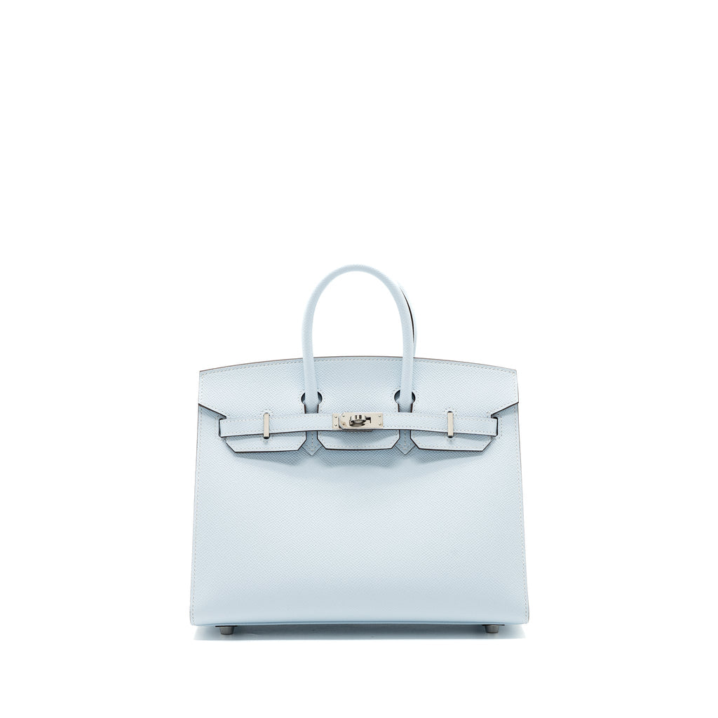 HERMES BIRKIN 25 EPSOM BLUE BRUME SHW