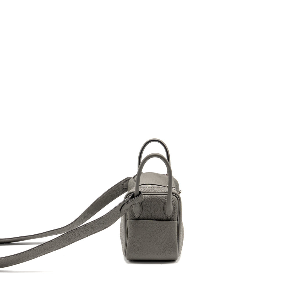 HERMES MINI LINDY CLEMENCE GRIS MEYER SHW
