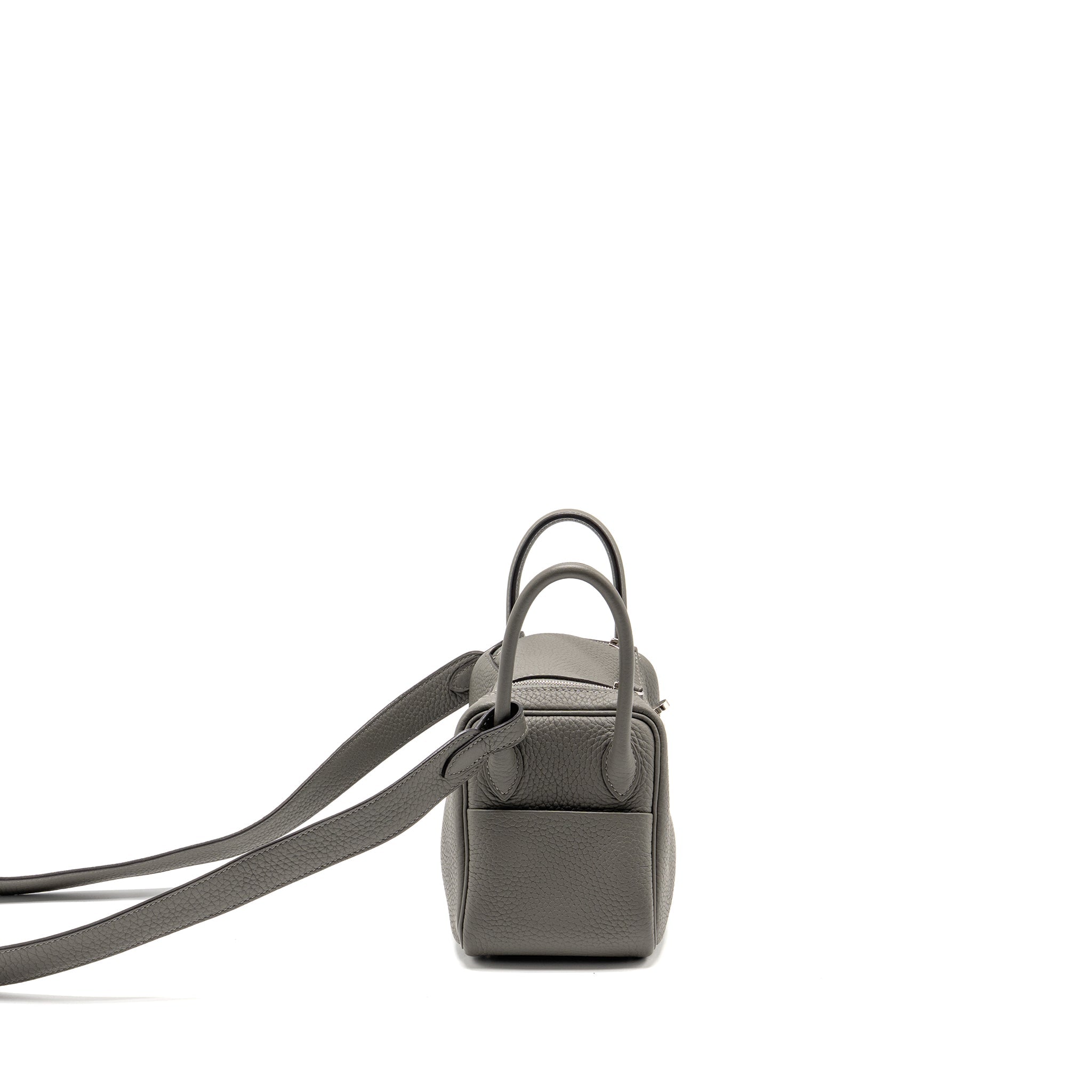 HERMES MINI LINDY CLEMENCE GRIS MEYER SHW