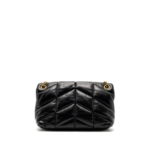 SAINT LAURENT/YSL SMALL PUFFER BAG NAPPA BLACK MULTICOLOUR HARDWARE