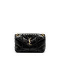 SAINT LAURENT/YSL SMALL PUFFER BAG NAPPA BLACK MULTICOLOUR HARDWARE