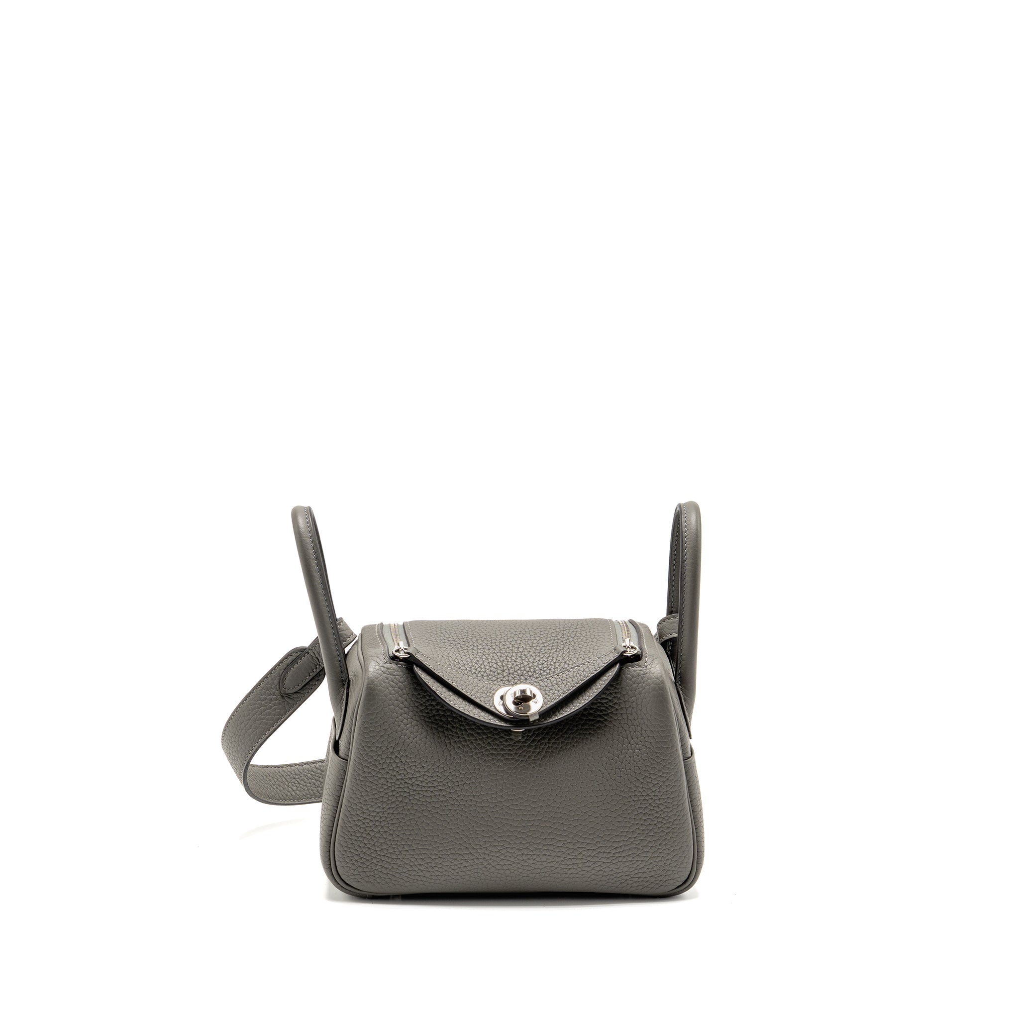 HERMES MINI LINDY CLEMENCE GRIS MEYER SHW