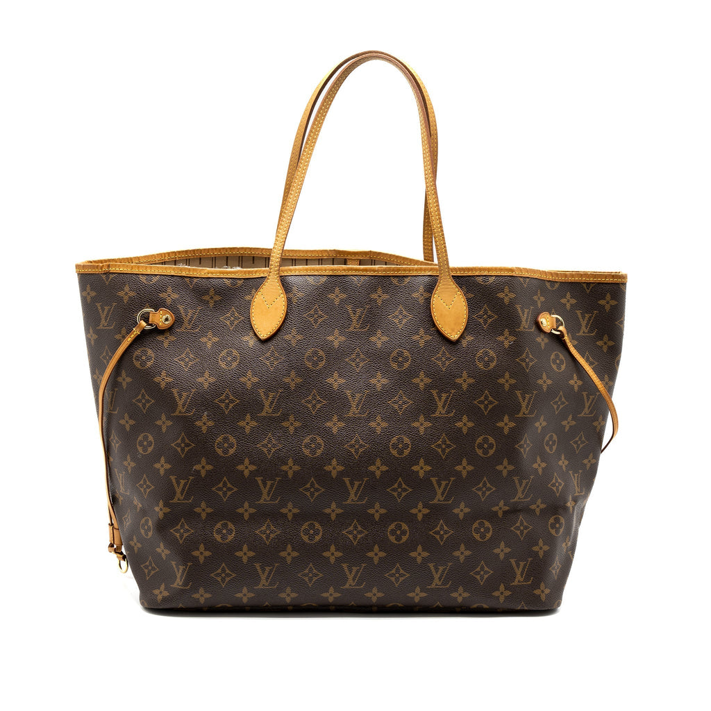LOUIS VUITTON NEVERFULL GM MONOGRAM CANVAS GHW